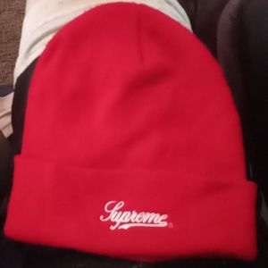 Red Supreme Beanie